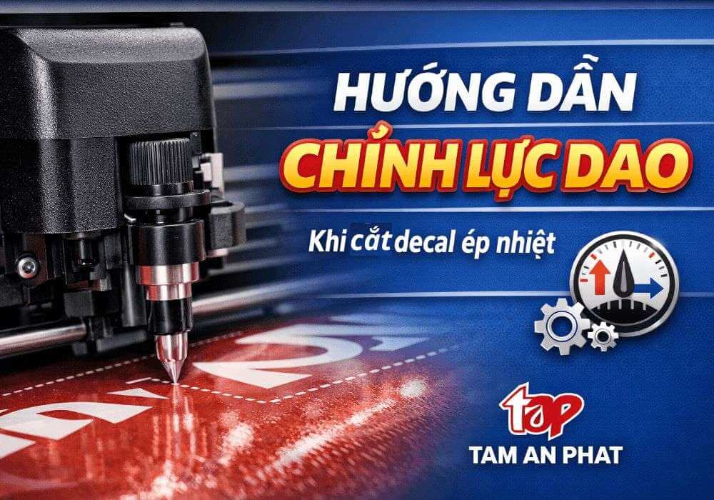 Hướng dẫn hiệu chỉnh dao và áp lực cắt