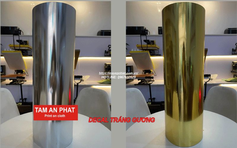 Decal Tráng Gương 