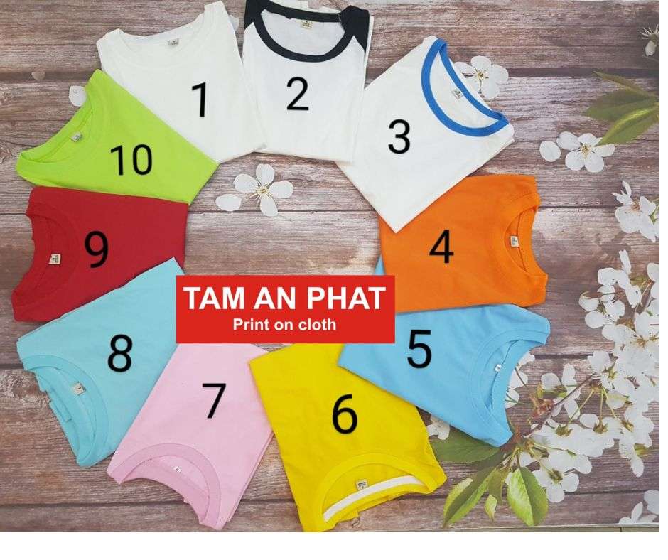 Phôi áo vàng vải cotton 65/35