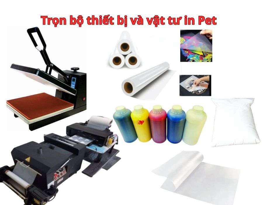 Trọn Bộ Thiết Bị Vật Tư In PET Của Tâm An Phát 