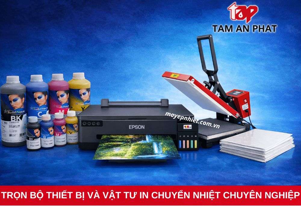 trọn bộ giải pháp in chuyển nhiệt tại Tâm An Phát