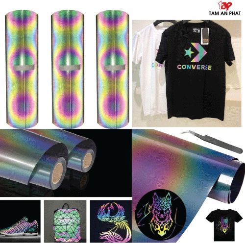 Decal phản quang 7 màu