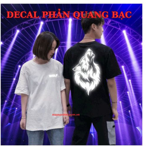 Decal phản quang bạc