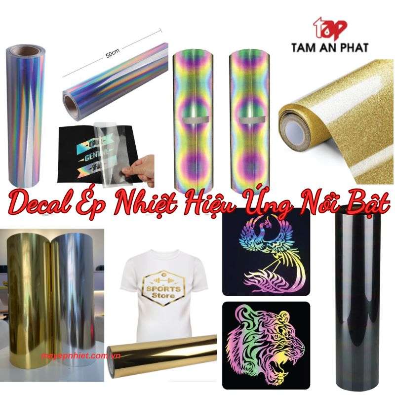 Decal chuyển nhiệt hiệu ứng