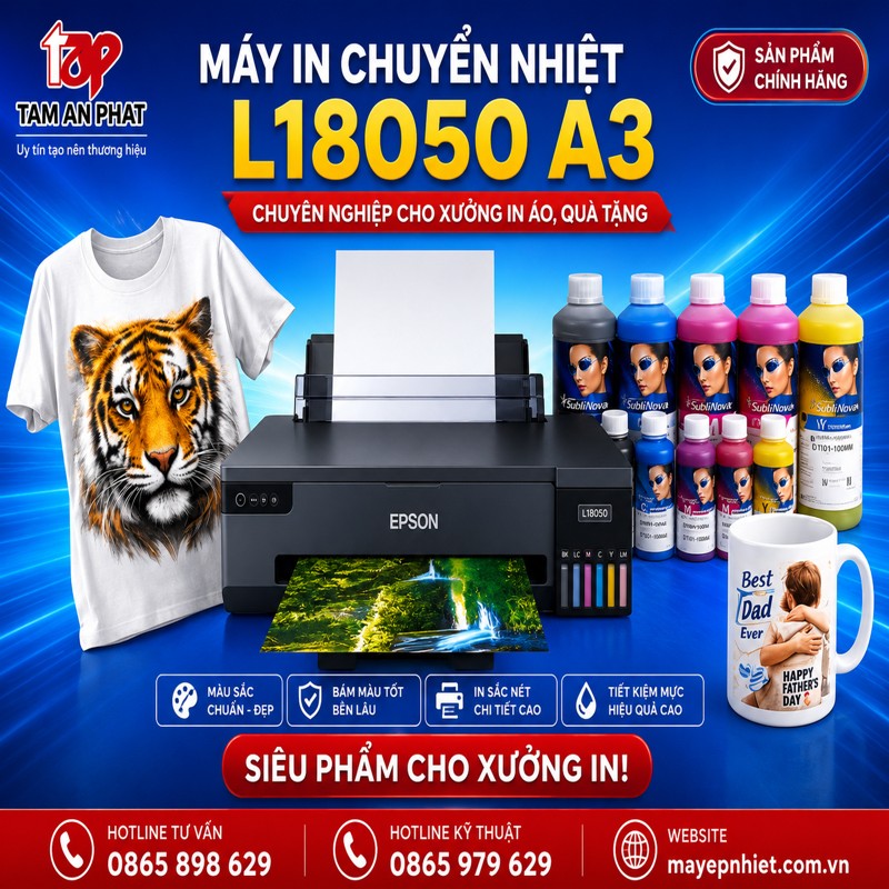 Máy In Epson L18050 6 màu khổ A3