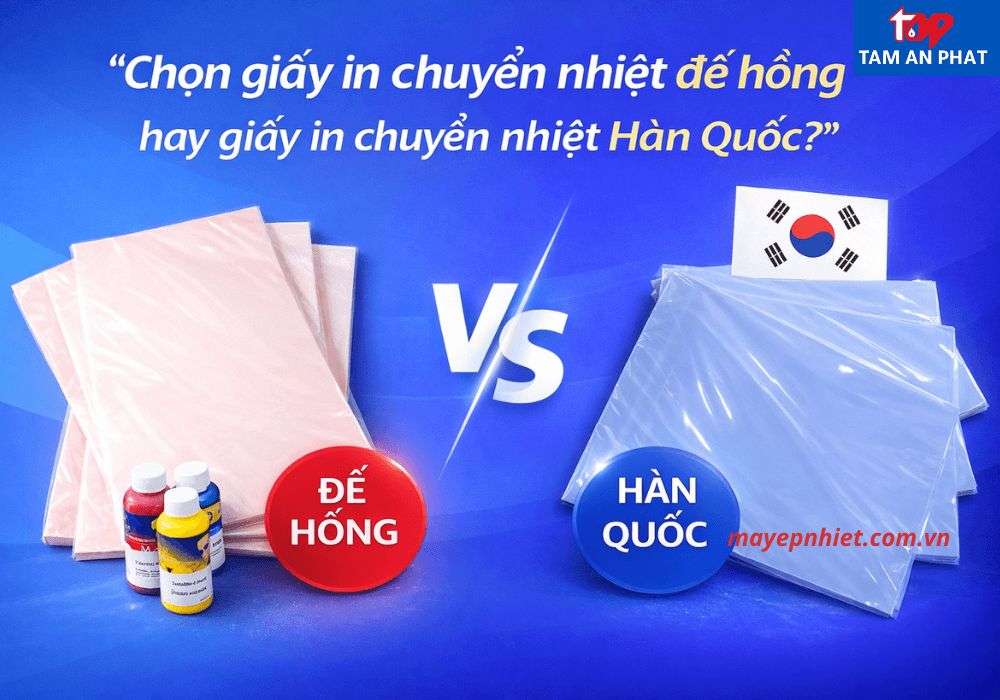 Sự Khác Biệt Giữa Giấy In Chuyển Nhiệt Đế Hồng Và Giấy In Chuyển Nhiệt Hàn Quốc