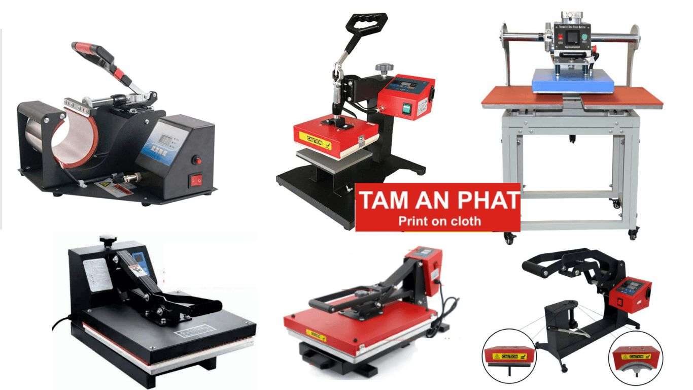 các koaij máy ép nhiệt chính hãng tại Tâm An Phát