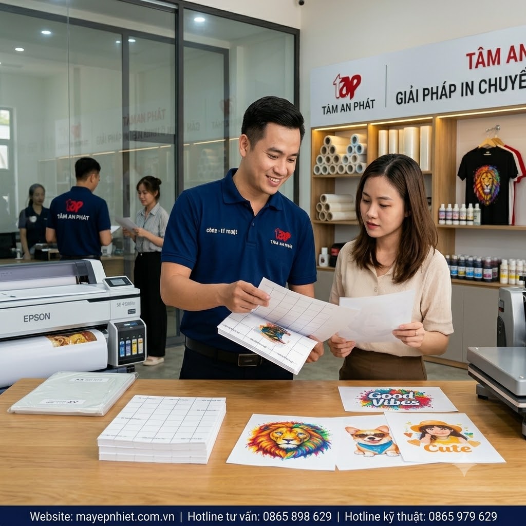Tiêu chí đánh giá giấy in chuyển nhiệt chất lượng