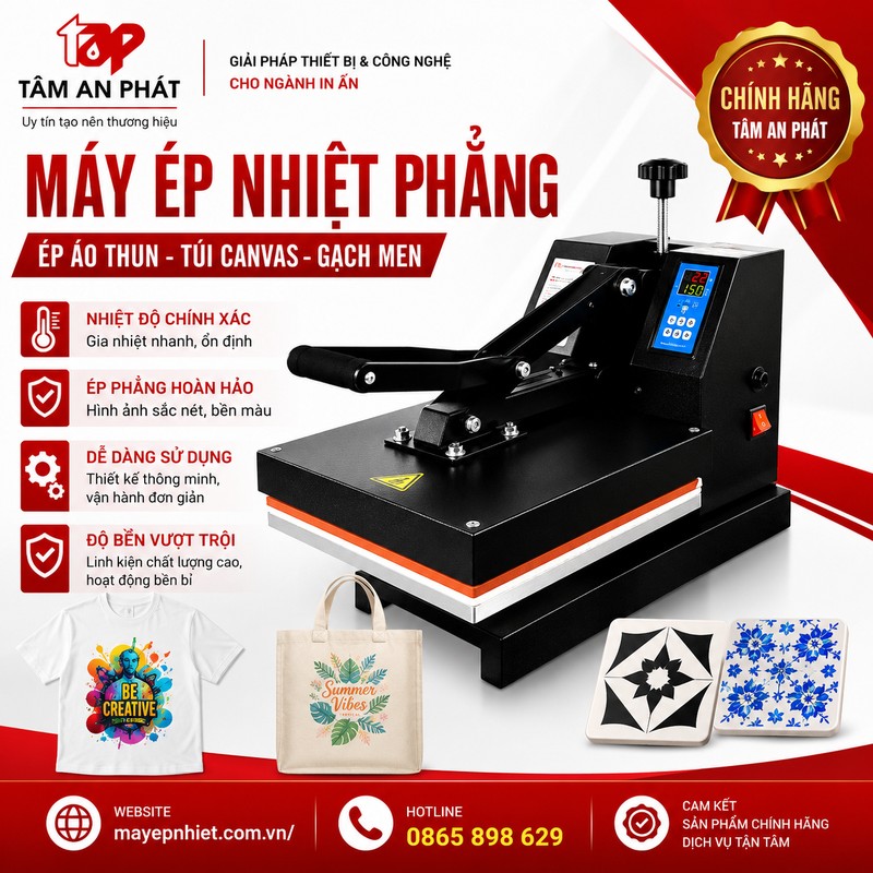 máy ép nhiệt 38x38