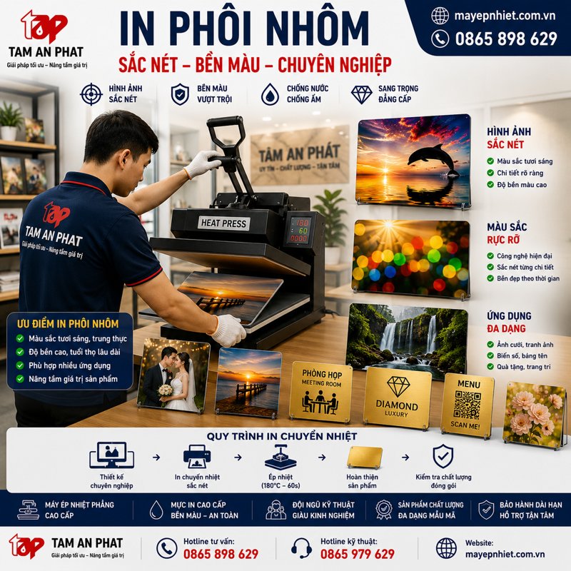 Kỹ thuật in hình ảnh lên phôi nhôm