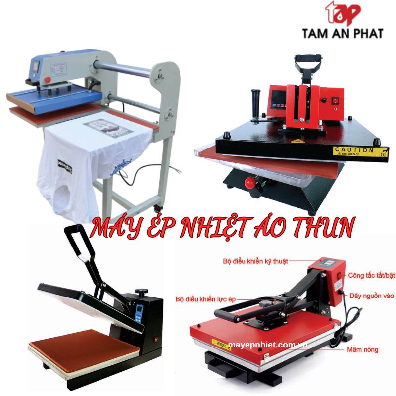 Máy Ép Nhiệt Phẳng chính hãng Tâm An Phát
