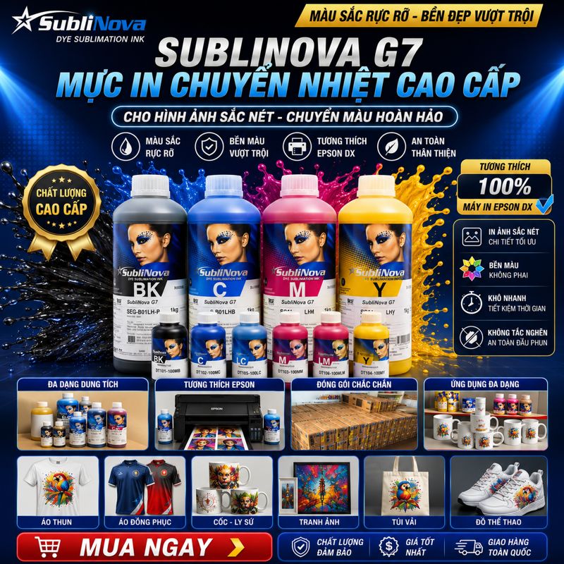 ứng dụng của mực in chuyển nhiệt