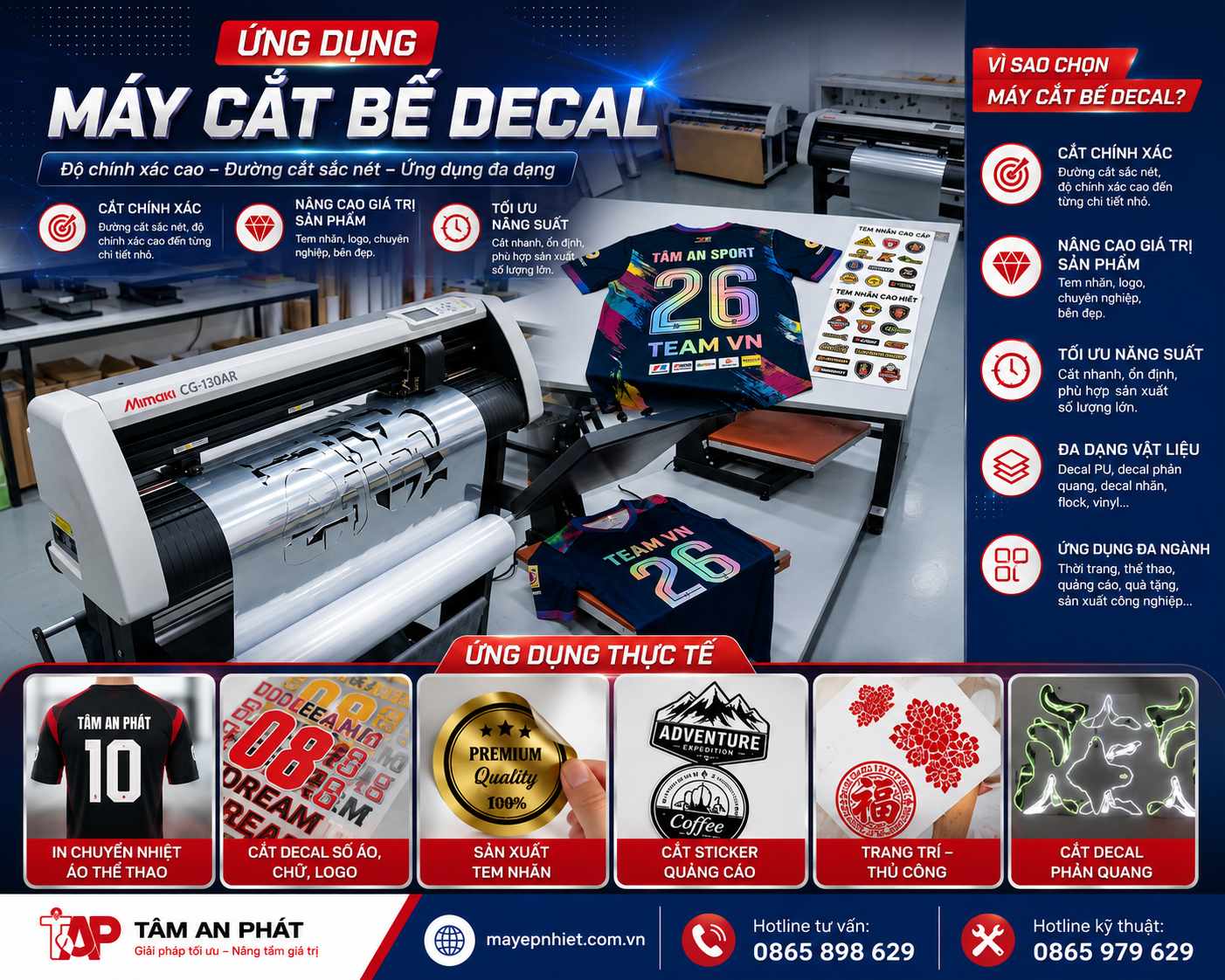tính năng vượt trội của máy cắt decal Mimaki