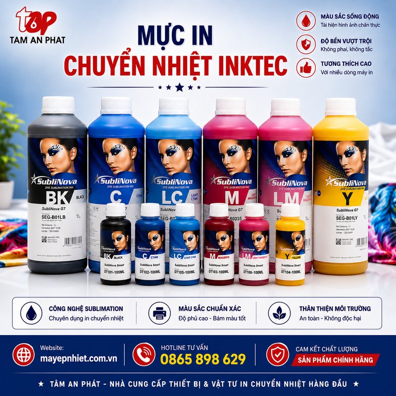 Mực in chuyển nhiệt Inktec Hàn Quốc