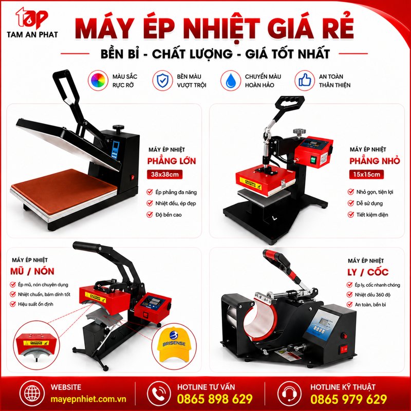Máy ép nhiệt giá rẻ chất lượng