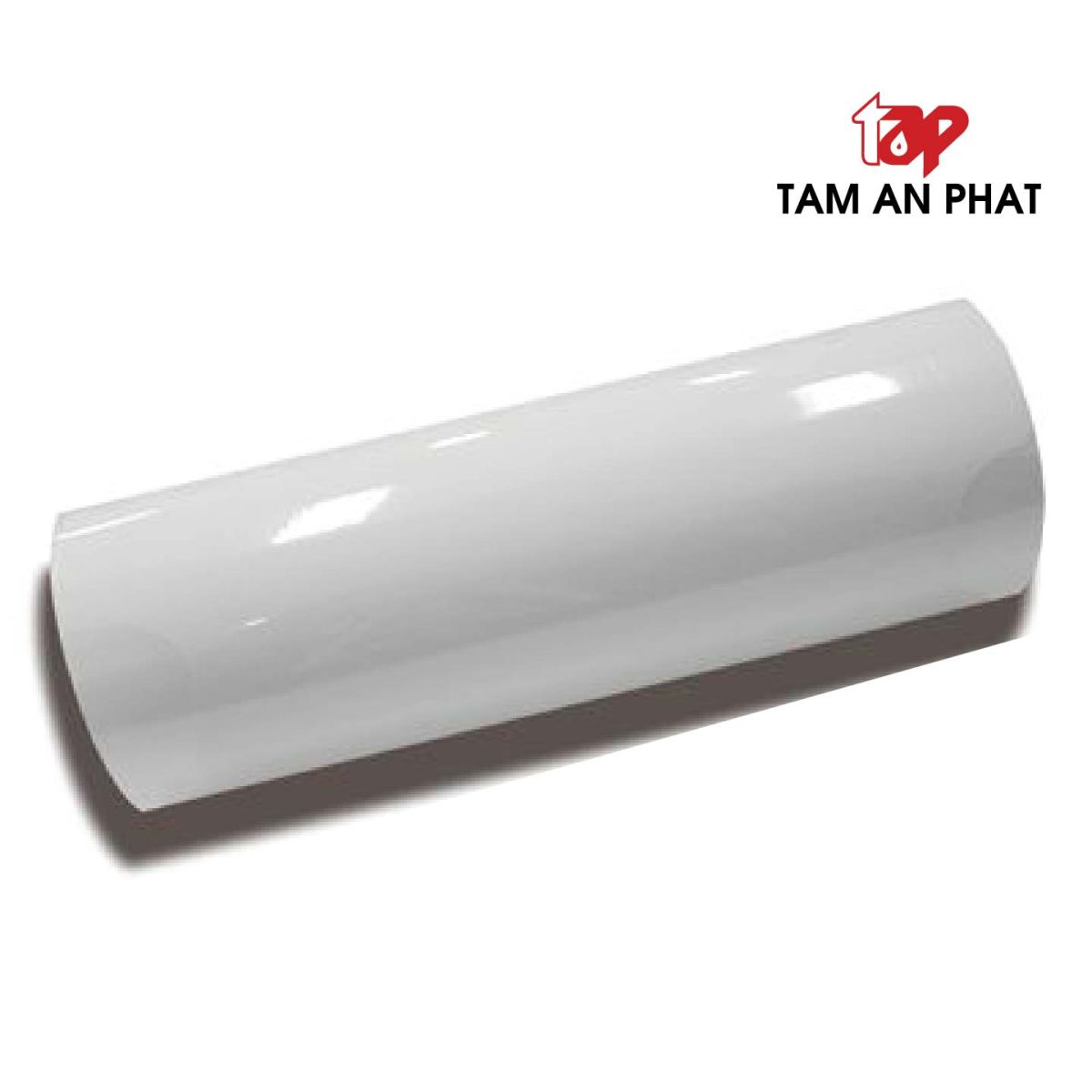 Decal PU màu trắng ép nhiệt trên áo thun màu tối