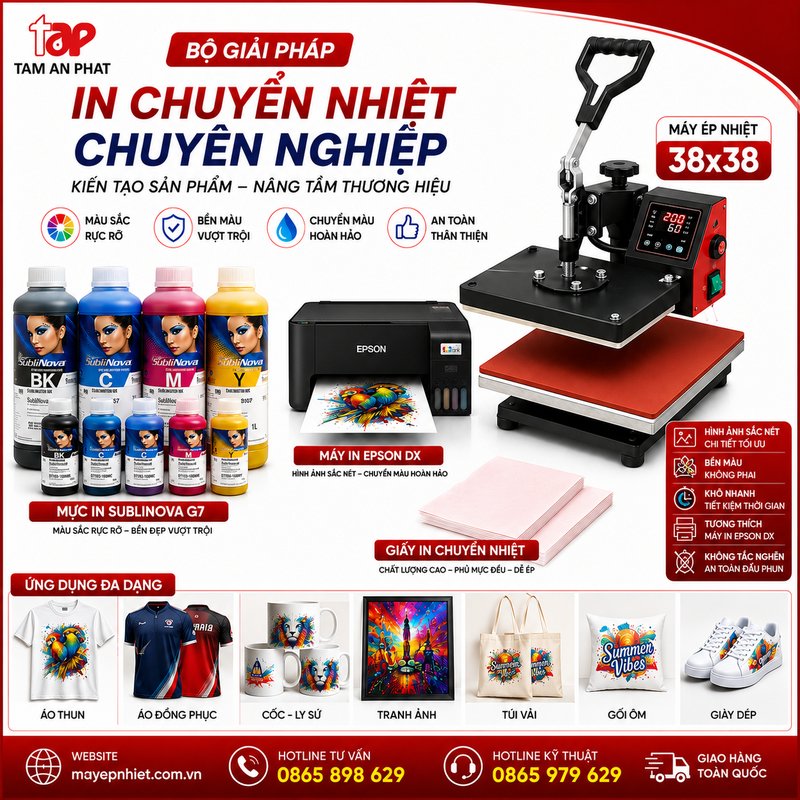 Các yếu tố giúp giấy in chuyển nhiệt cho hình ảnh sắc nét và bền màu