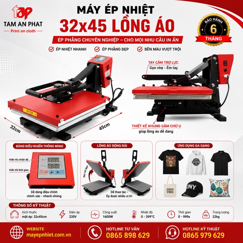 Máy ép nhiệt 32x45 khổ A3