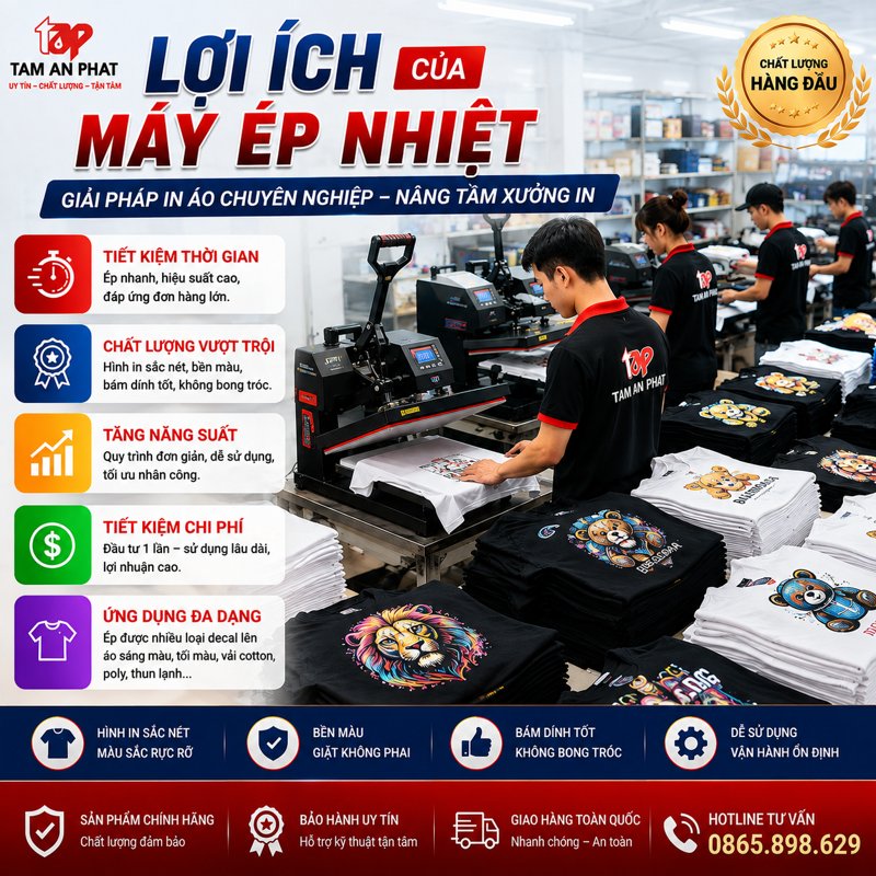 Chất lượng ép nhiệt máy 40x60