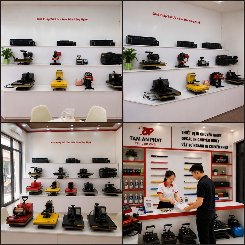 Tâm An Phát cung cấp máy ép nhiệt chính hãng