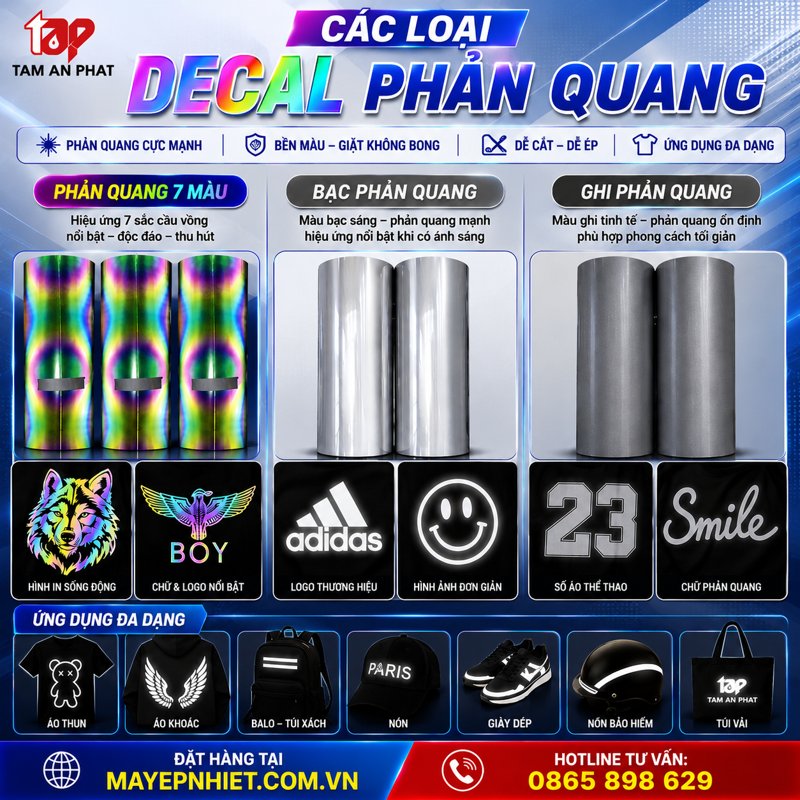 Đặc điểm và hiệu ứng phản sáng của decal phản quang