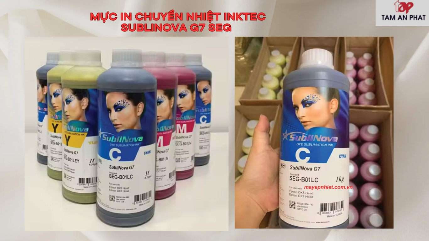 Mực Inktec SubliNoVa G7 SEG sản xuất tại Hàn Quốc