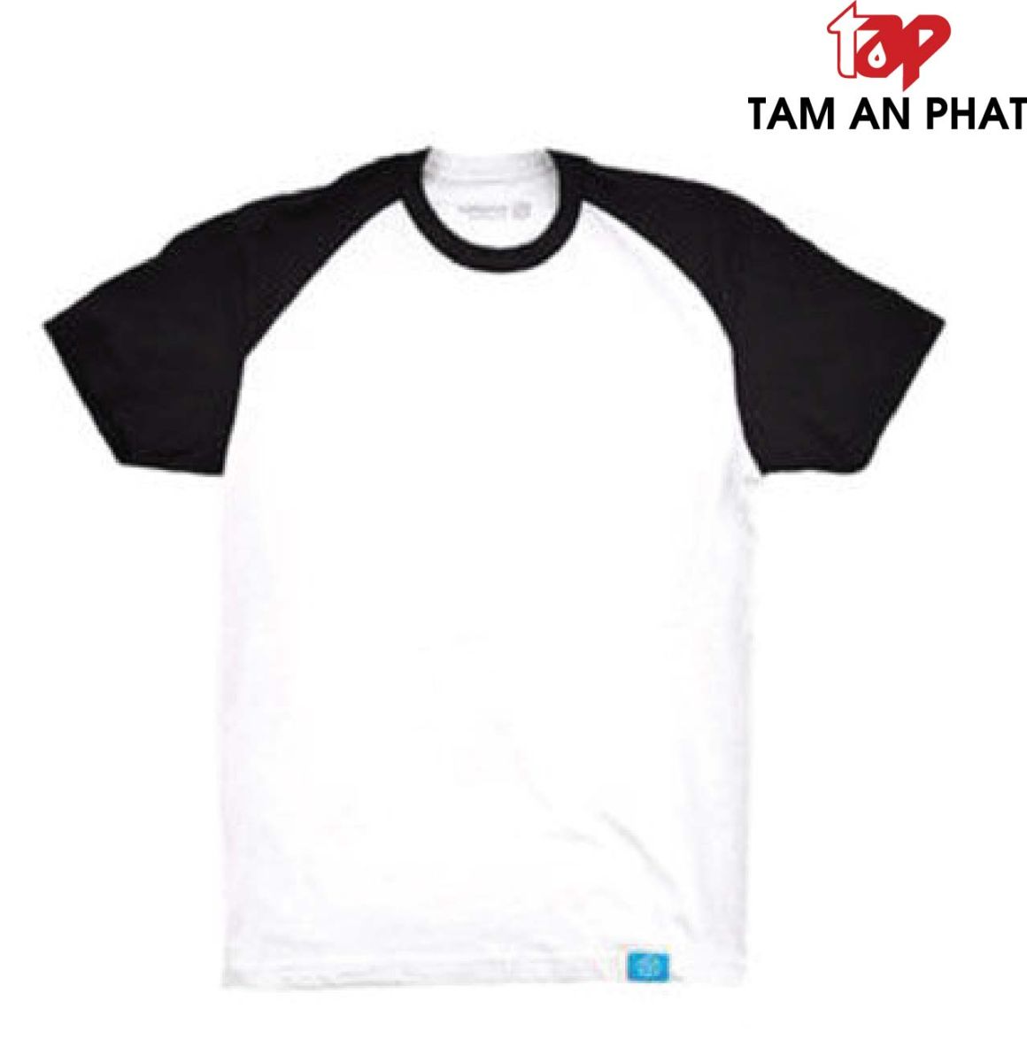 phoi-ao-trang-tay-den-vai-cotton-65-35