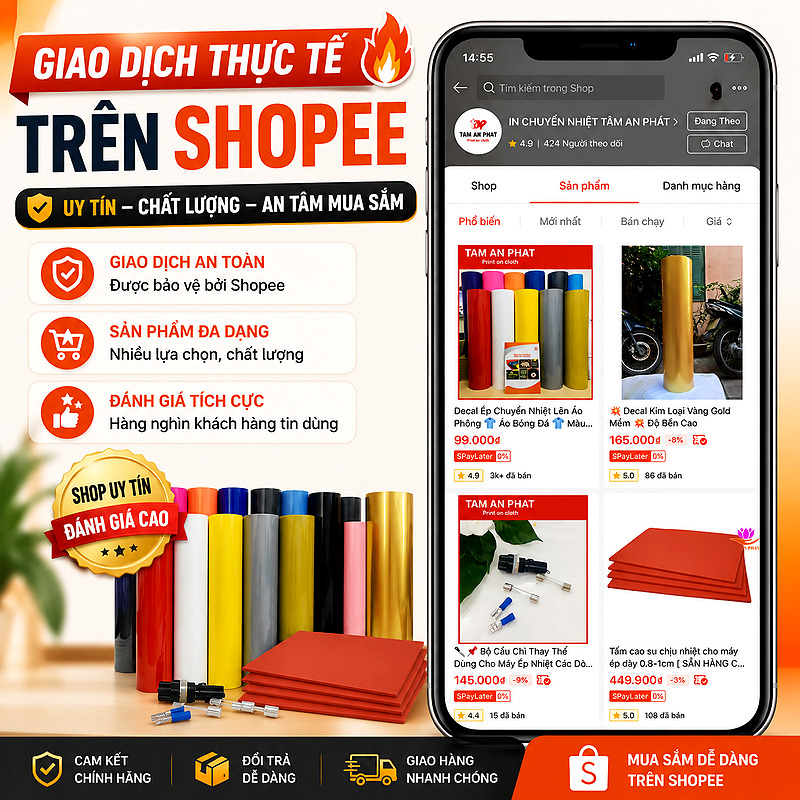 Mua hàng Tâm An Phát trên sàn thương mại điện tử